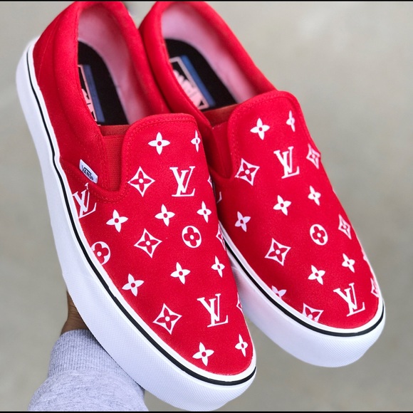 yellow louis vuitton vans
